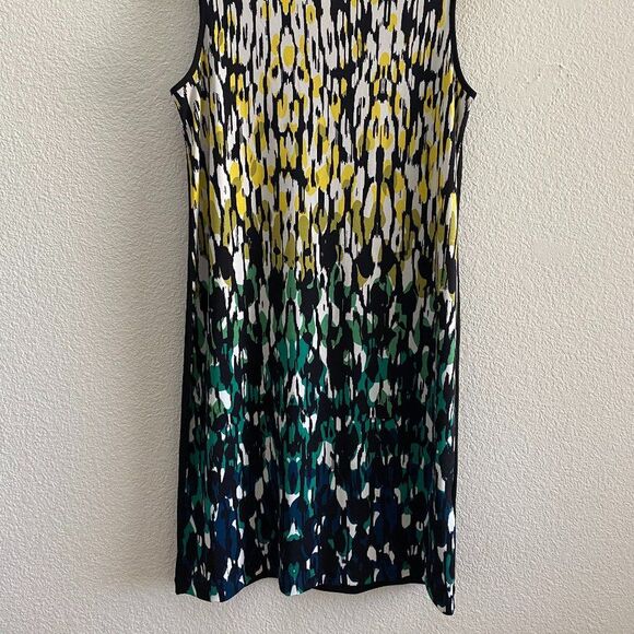 Banana Republic One-Piece Gradian Yellow Green Dress 406071 Size Small - Picture 6 of 7